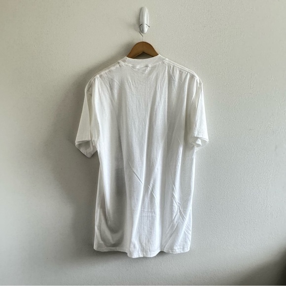 NWT Vintage Anvil 90’s White Wolf Pack Sansegal T-Shirt Top Size XL - Picture 7 of 9